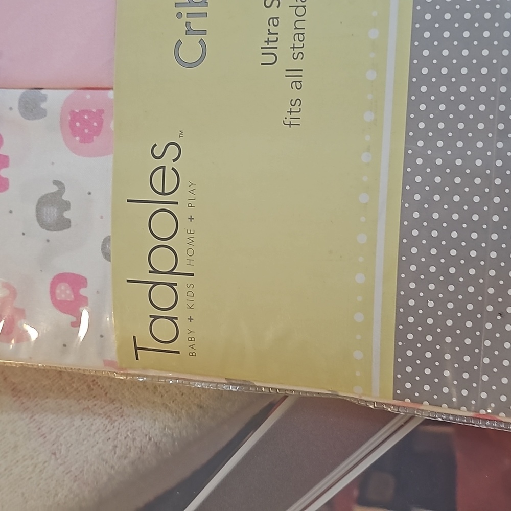 Crib fitted sheets - Picture 3 of 7